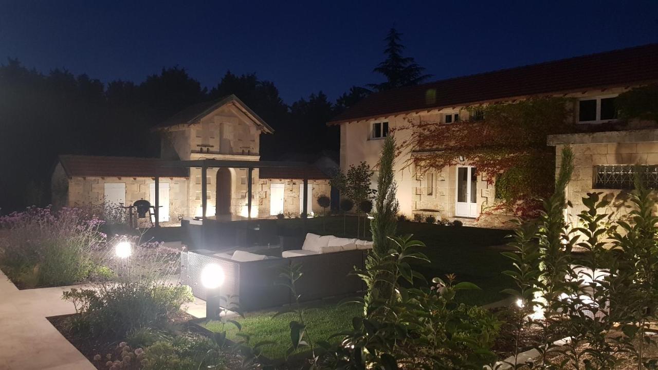 Villa Entiere Du Chateau Lacroix De Civrac 3 Ch, 3 Sdb, Piscine Xxl,Sauna, 4 Etoiles,7 Pers Kültér fotó